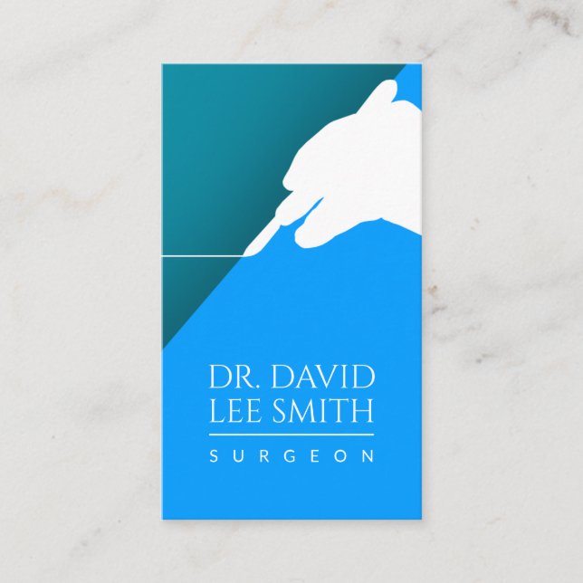 Plastic surgeon / Doctor / Surgeon assistant Business Card (Front)