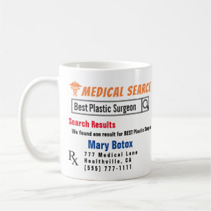 Plastic Surgeon Funny Search Gift Mug