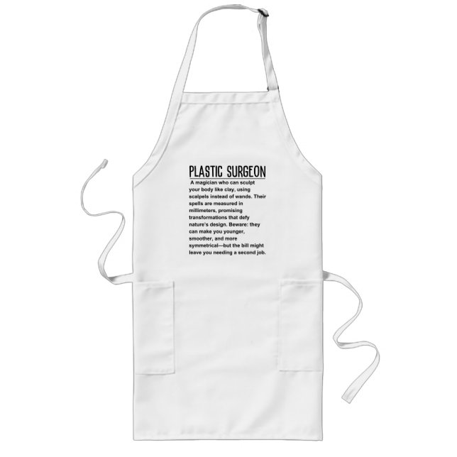 Plastic Surgeon Long Apron (Front)