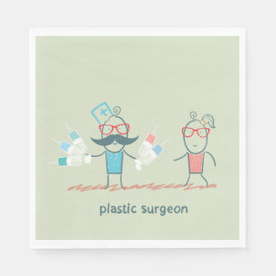 Plastic Surgeon Napkin