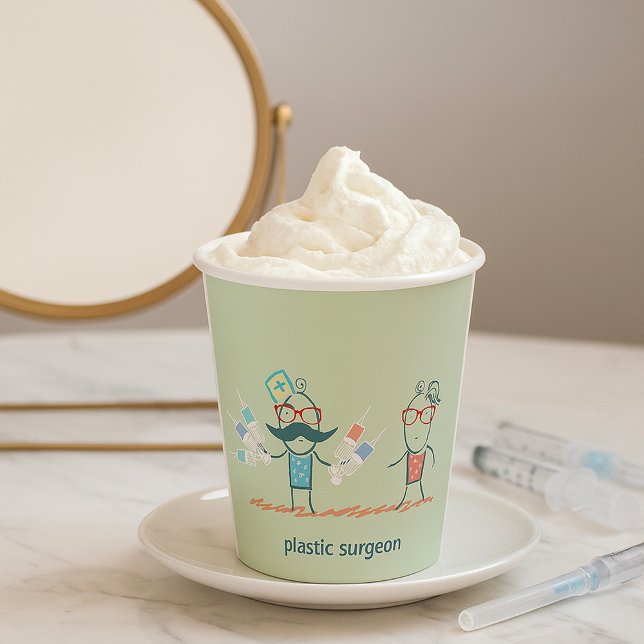 Plastic Surgeon Paper Cups (Creator Uploaded)