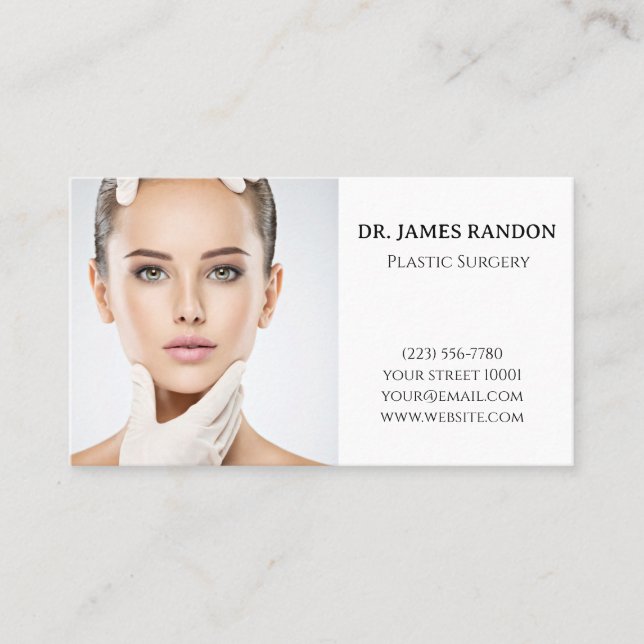 Plastic Surgery Business Card (Front)