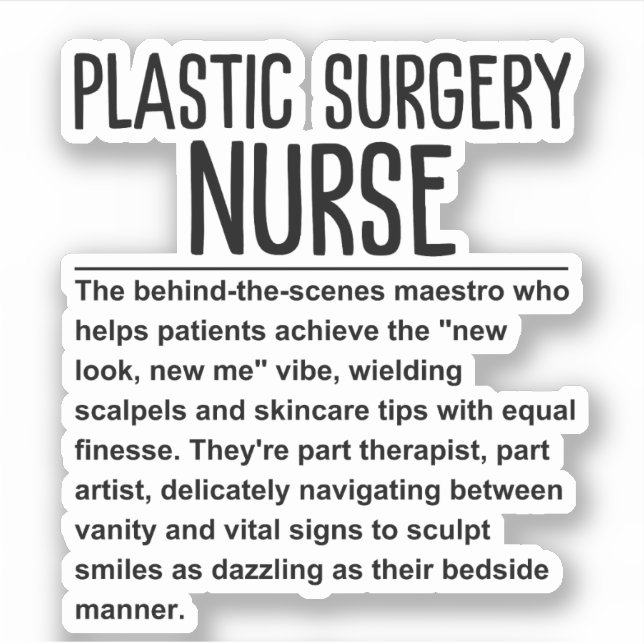 Plastic Surgery nurse (Front)