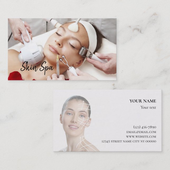 Plastic Surgery & Rejuvenation Centre Business Card (Front/Back)