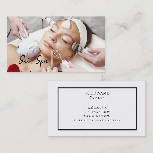 Plastic Surgery & Rejuvenation Centre Business Card (Front/Back)