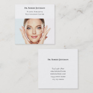 Plastic Surgery & Rejuvenation Centre Square Business Card