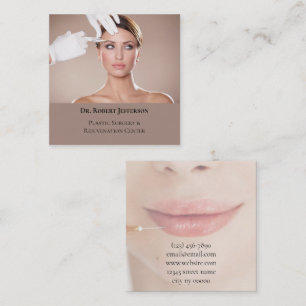 Plastic Surgery & Rejuvenation Centre Square Business Card