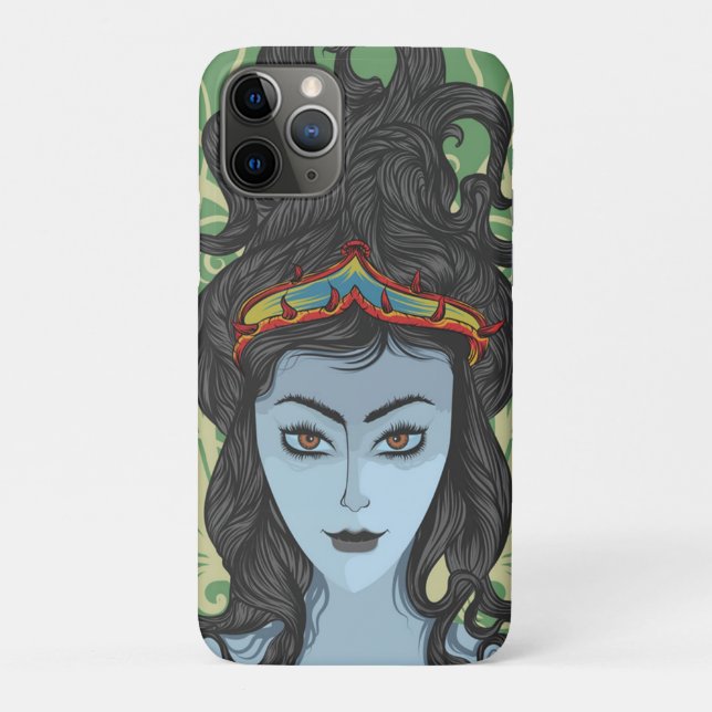 Plastic Unique tribal girl Case-Mate iPhone Case (Back)