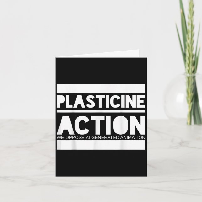 Plasticine Action Official  Card (Front)