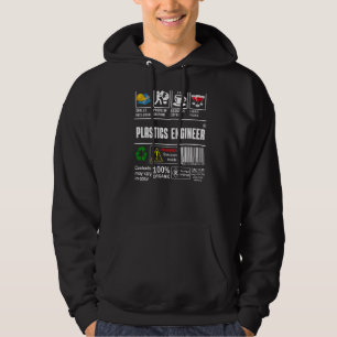 Plastics Engineer Label Skills Solving Coffee Wine Hoodie