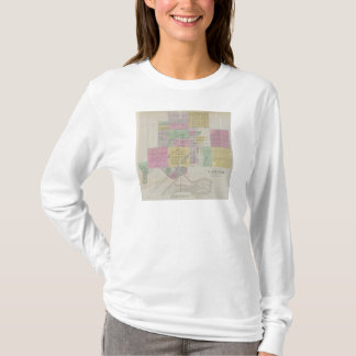 Plat of Larned, Pawnee County, Kansas T-Shirt