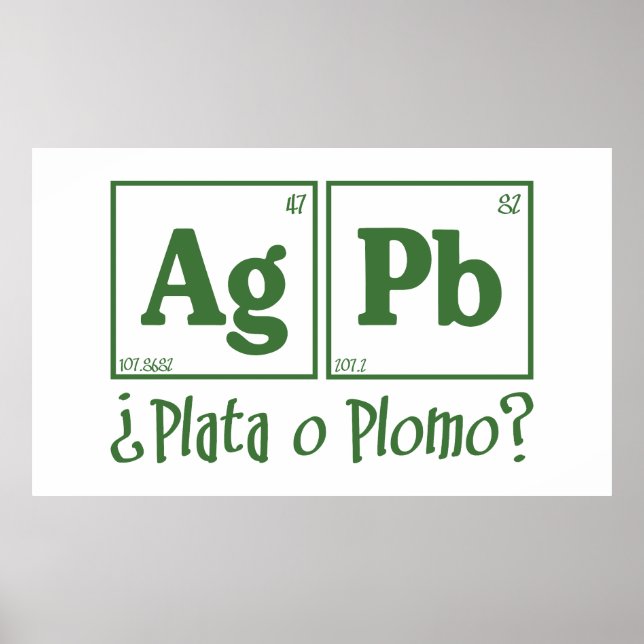 Plata o plomo poster (Front)