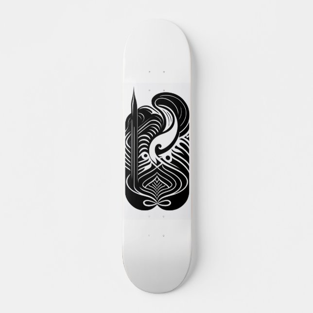 Plataforma de skate de 19,68cm MOTIVO MAORI Skateboard (Front)