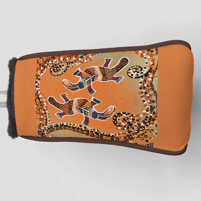 PLATAPUS ART        GOLF HEAD COVER (Front)