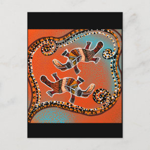 PLATAPUS ART    POSTCARD