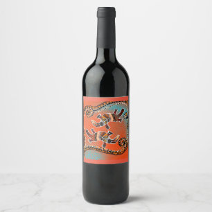 PLATAPUS ART WINE LABEL