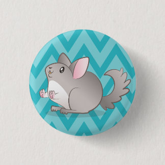 Plate 3,2cm Blue Chinchilla 3 Cm Round Badge
