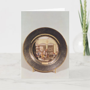 Plate depicting the Sevres workshop Card
