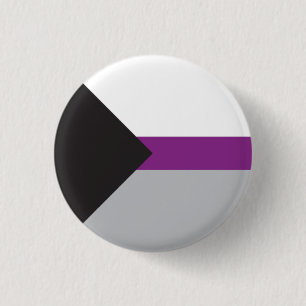 Plate Flag Demisexual - Love is Love 3 Cm Round Badge