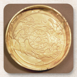 Plate (gold) coaster