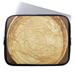 Plate (gold) laptop sleeve