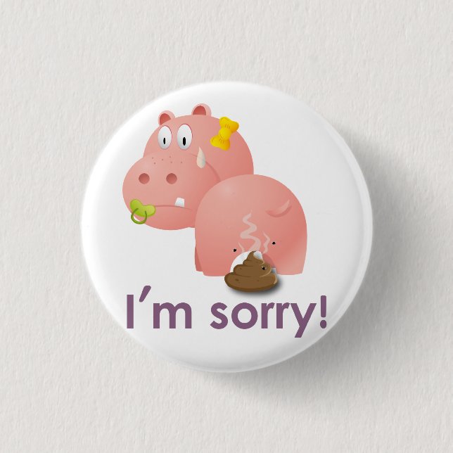 Plate hipo 3 cm round badge (Front)