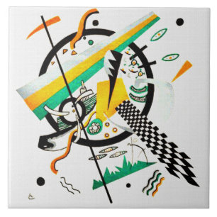 Plate IV -  Wassily Kandinsky Modern Art Tile
