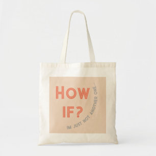 plate message tote bag