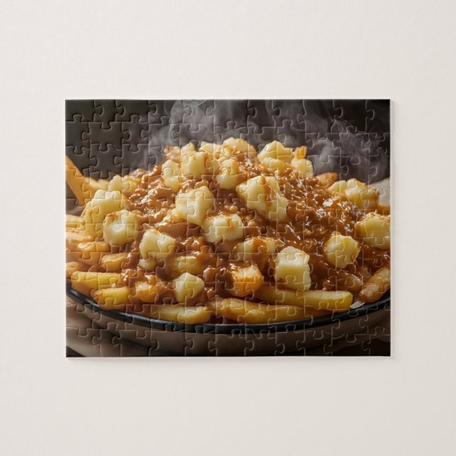 Plate of Poutine Jigsaw Puzzle (Horizontal)
