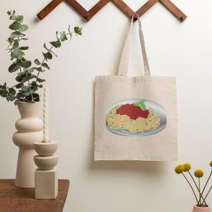 Plate Of Spaghetti Tote Bag