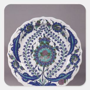 Plate Square Sticker