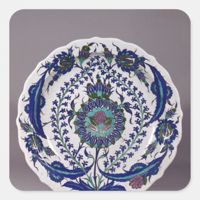 Plate Square Sticker (Front)