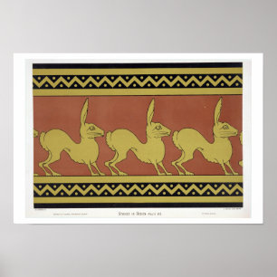 Plate VII from 'Studies in Design', c.1874-76 (lit Poster