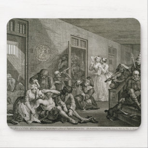 Plate VIII from A Rake's Progress, 1735 Mouse Mat