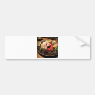 Plate Wasabi Japan Sushi Power Fish Asia Bumper Sticker