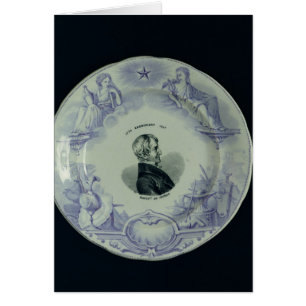 Plate with a portrait of Alexandre Brongniart