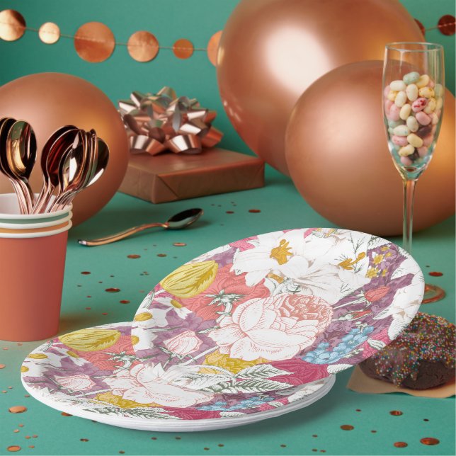 plate with flowering (Multi)