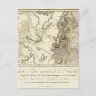 Plateau of Mexico City Postcard