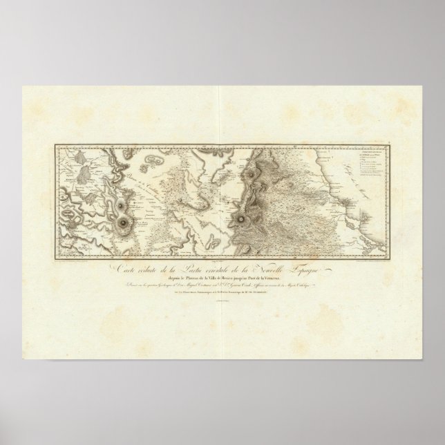 Plateau of Mexico City Poster (Front)