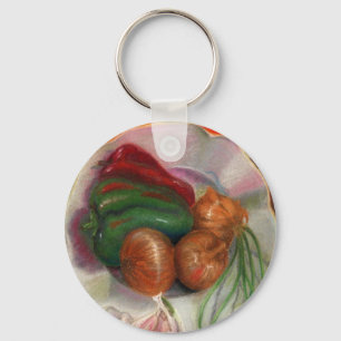 Plateful Key Ring
