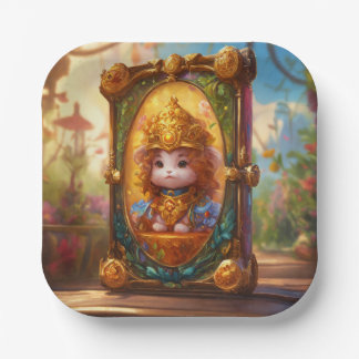 Plateful of Elegance: Stylish Paper Plate