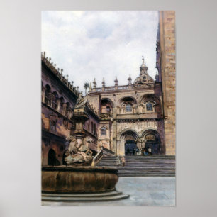 Platerías (Santiago de Compostela. A Coruña) Poster