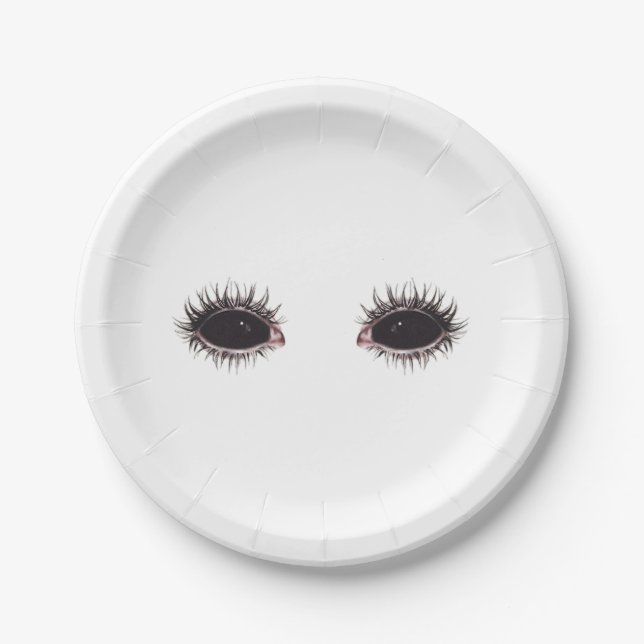 Plates Halloween Eyes (Front)