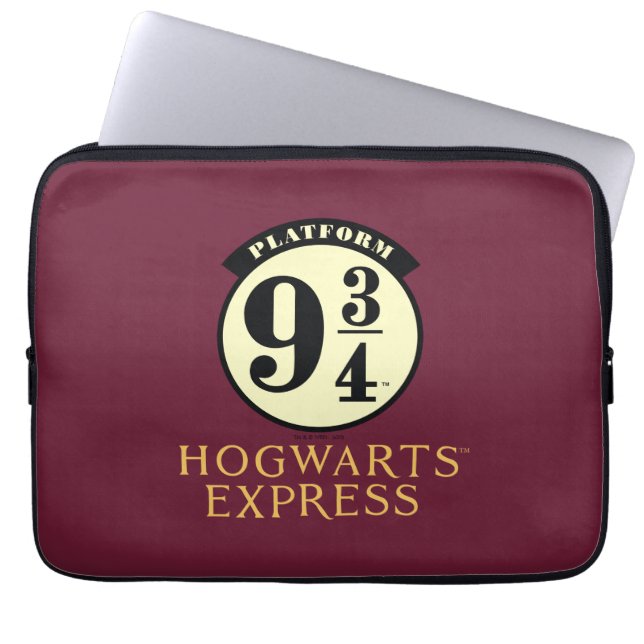 Platform 9 3/4 HOGWARTS™ EXPRESS Icon Laptop Sleeve (Front)