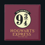 Platform 9 3/4 HOGWARTS™ EXPRESS Icon Magnet<br><div class="desc">HARRY POTTER™ | Check out this graphic for the famous Hogwarts™ Express at Platform 9 3/4!</div>