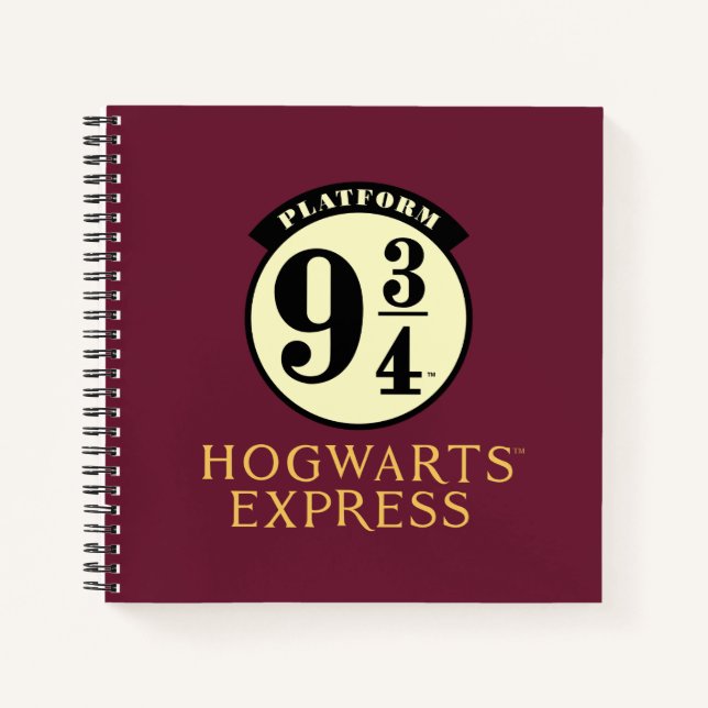 Platform 9 3/4 HOGWARTS™ EXPRESS Icon Notebook (Front)