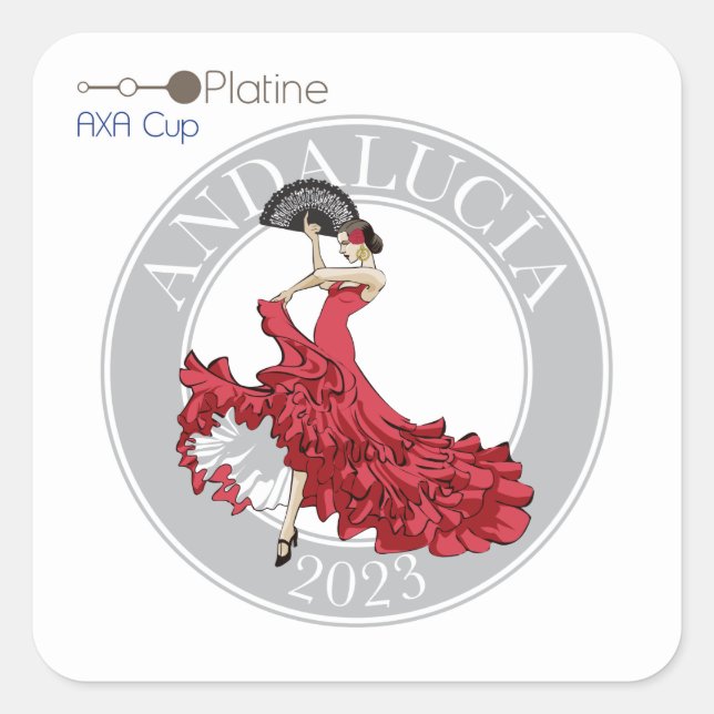 Platine, AXA Cup Sticker (Andalucía) (Front)