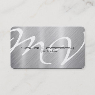Platinum / Aluminium Business Cards