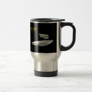 Platinum Black Arowana Travel Mug