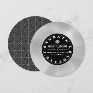 Platinum Disc/Vinyl Record Graduation Announcement
